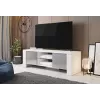 Cama TV-taso WEST 42/130/42 valkoinen/harmaa kiiltävä