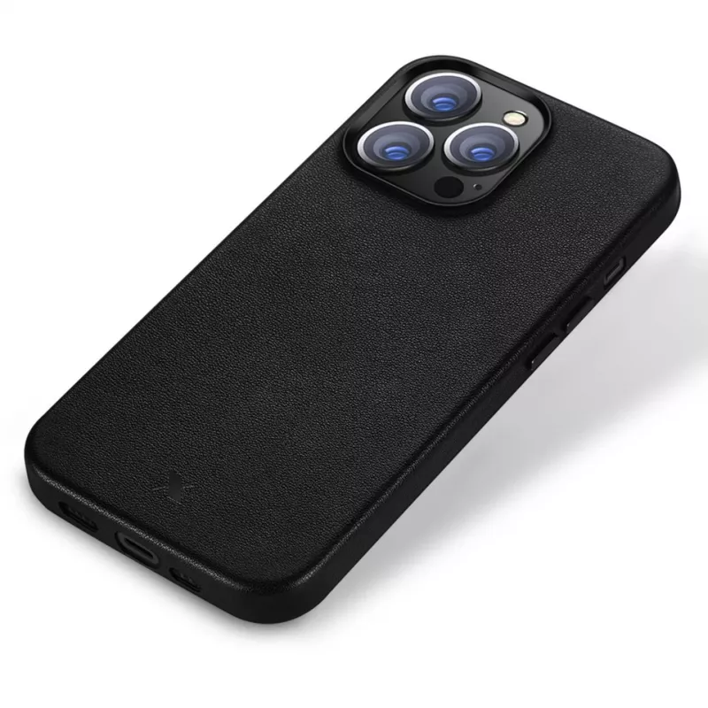 nevox StyleShell PRO MagSafe nahka iPhone 16 Pro Max musta