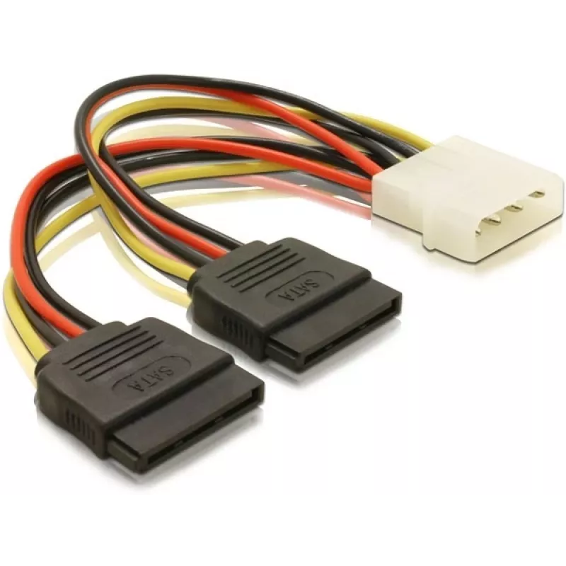 Virtakaapeli SATA HDD 2x DeLOCK 60102 0,112 m