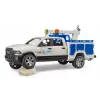 Auto Dodge RAM 2500 Service pyörivällä valolla ja nosturilla BRUDER 02509