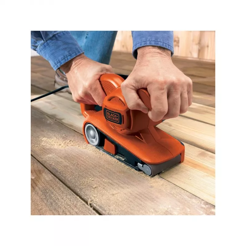 Black & Decker KA86-QS kannettava nauhahiomakone oranssi