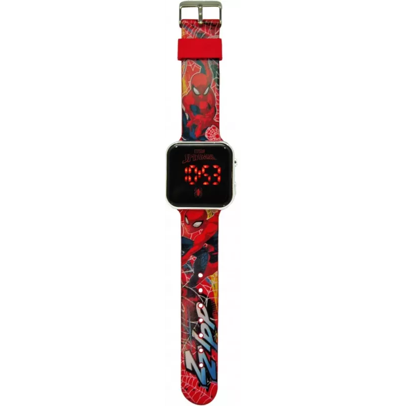 Rannekello LED kalenterilla Spiderman