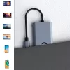 USB-C 11-in-1 -sovitin Hawk HW-HUB1101 — moniporttikeskitin 11 liitännällä