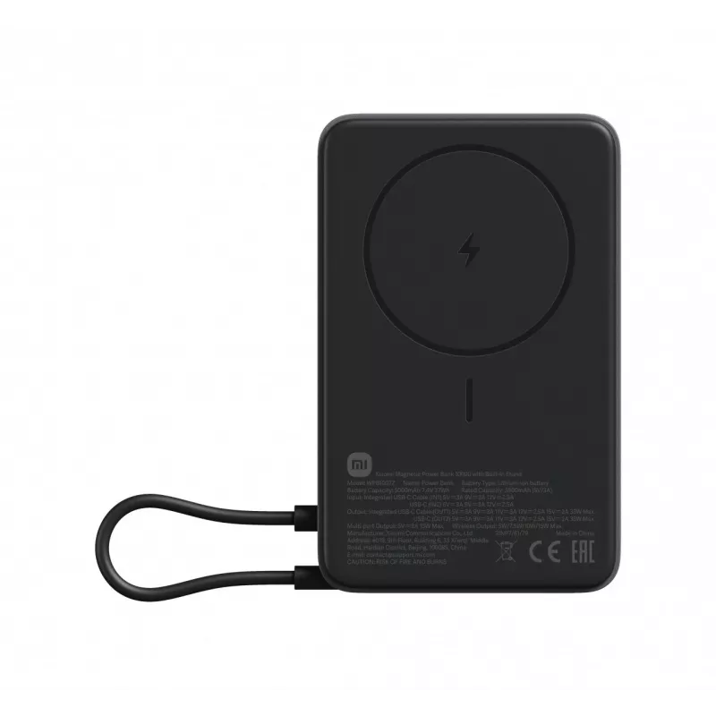 Xiaomi Power Bank 33W Magnetic 10000mAh, harmaa (BHR08P9GL)