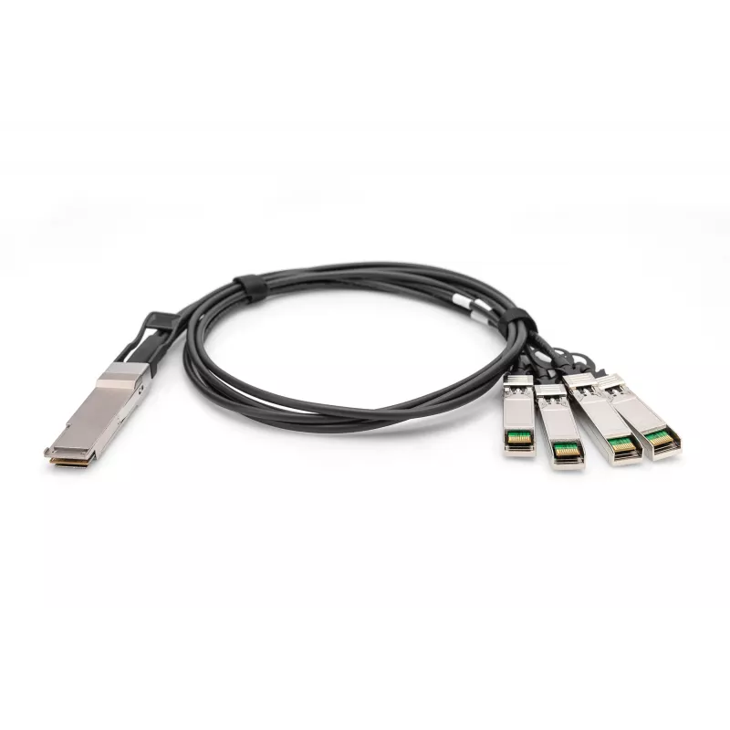 Digitus 40G QSFP+ 4x SFP+ Direct Attach -kaapeli 3m