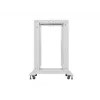 Avoin teline 19 inch 18U 600x800 harmaa