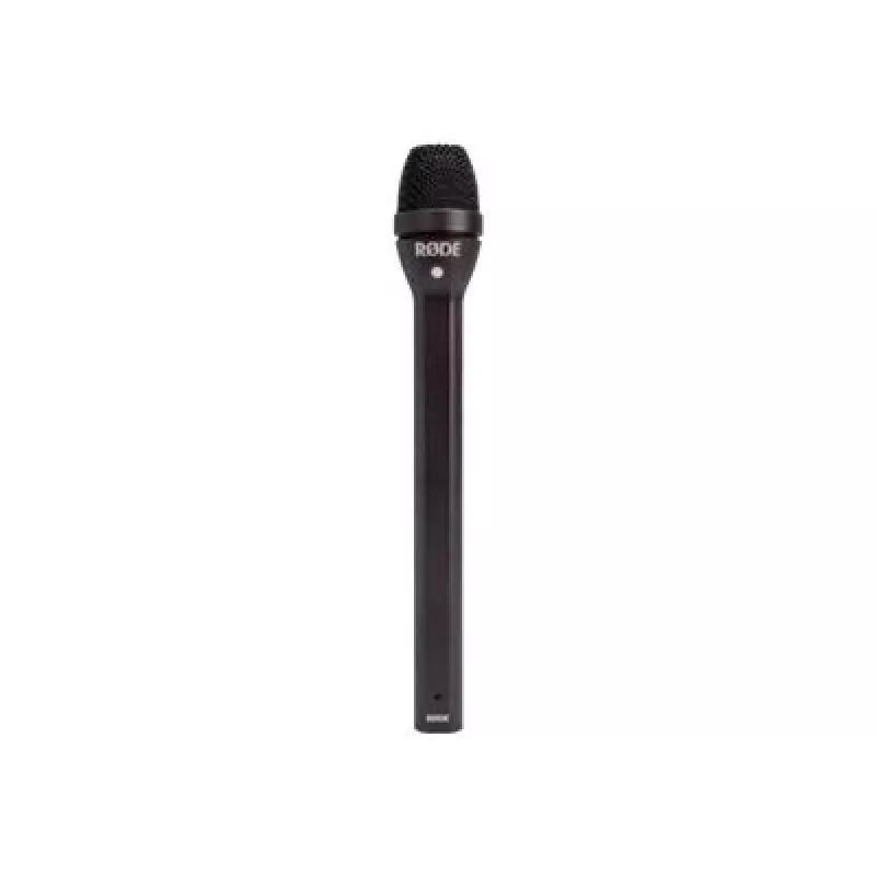 RØDE Reporter musta haastattelumikrofoni
