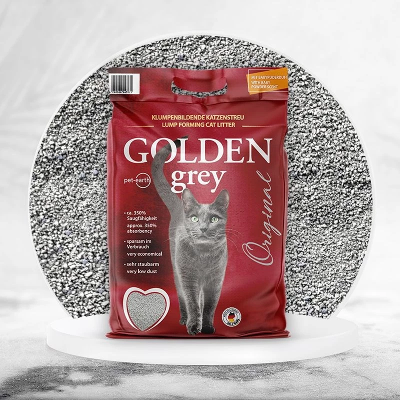 GOLDEN Grau Original - bentoniittikissanhiekka - 7 kg