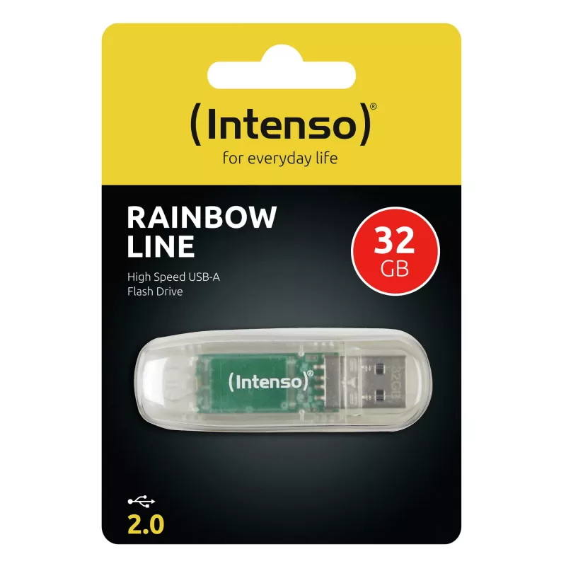 MUISTITIKKU USB2 32GB/LÄPINÄKYVÄ 3502480 INTENSO