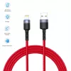 USB-Lightning-datakaapeli Tellur, 3A, 1,2 m, LED-ilmaisin, punainen