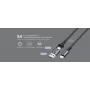 USB Type-C 2-in-1 -kaapeli Orsen S8, 5A, 1,5 m (pikalataus/tiedonsiirto)
