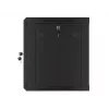 Seinäasennettava kaappi LANBERG WF01-6409-23B 9U, 60 kg, IP20, 600×450×512 mm, musta