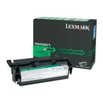 Värikasetti Lexmark T654X80G 36K PGS musta