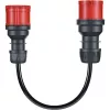 go-e Adapterisarja Gemini flex 11 kW, 3-osainen sarja (musta, 30 cm)