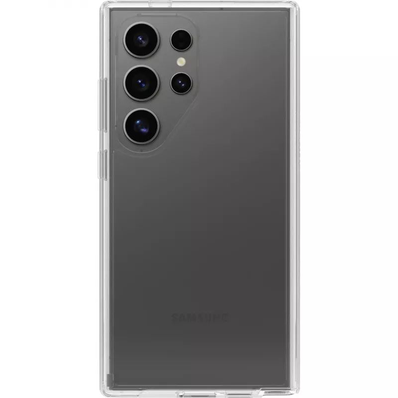 OtterBox Symmetry Clear -suojakuori Samsung Galaxy S24 Ultra -puhelimelle, kirkas