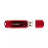 USB-muistitikku Intenso 128 GB USB Type-A 2.0 Punainen Läpinäkyvä