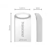 USB-muistitikku 256GB Transcend JetFlash 710 USB3.1 hopea