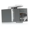 Keystone-liitin Ubiquiti UACC-Keystone-Coupler-C6A litteä ruostumaton teräs RJ-45