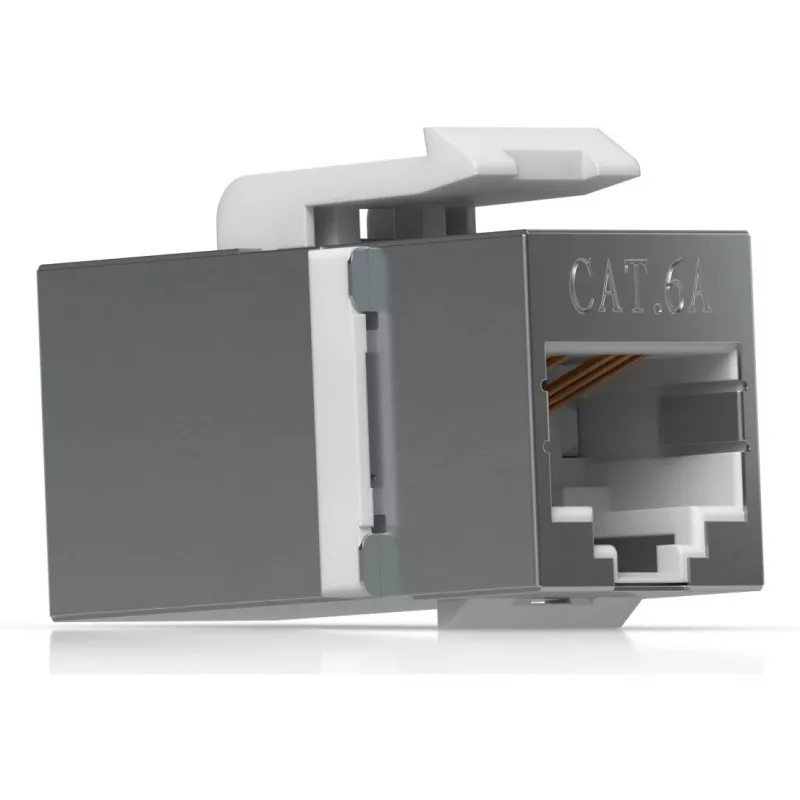 Keystone-liitin Ubiquiti UACC-Keystone-Coupler-C6A litteä ruostumaton teräs RJ-45