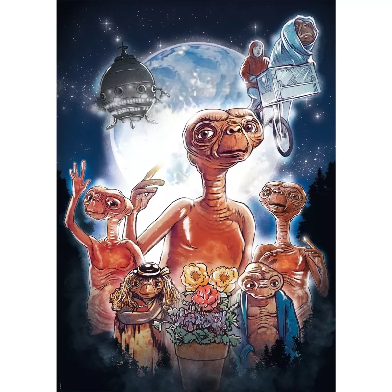 E.T. The Alien - Abenteuer eines Außerirdischen, palapeli 1000 palaa