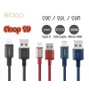 USB-kaapeli Orsen S9M A–Micro USB 2.1A 1 m musta