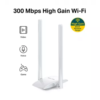 Langaton USB-sovitin Mercusys MW300UH