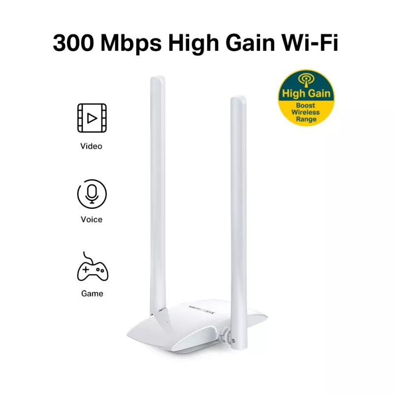 Langaton USB-sovitin Mercusys MW300UH