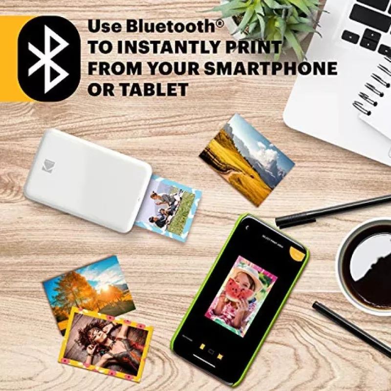 Kodak STEP RODMP20AMZW kannettava valokuvatulostin ZINK 2x3'' Bluetooth