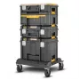 DeWALT DWST83346-1 TSTAK VI 2.0 työkalujen säilytyslaatikko, alumiini, musta/keltainen