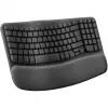 Logitech Wave Keys Office RF langaton + Bluetooth QWERTY tanska suomi norja ruotsi grafiitti