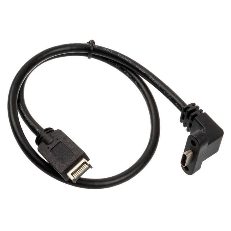 USB Type-C -kaapeli Streacom ST-USB-E2C-400, USB 3.1 Gen2, 400 mm pituus