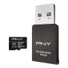 Muistikortti microSDXC Elite Prime 128GB + SD-sovitin + USB-A-kortinlukija