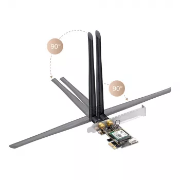Cudy WE3000 verkkokortti sisäinen WLAN / Bluetooth 2400 Mbit/s