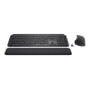 Logitech MX Keys Combo for Business - näppäimistö-hiiri-sarja - taustavalaistu - langaton - Bluetooth LE - QWERTY - GB - grafiitti