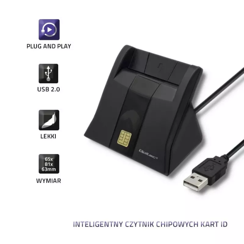 RFID-lukija Qoltec 50643