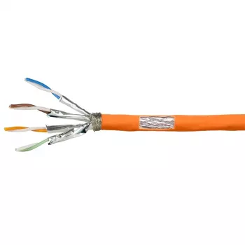 Verkkokaapeli LogiLink CPV0060 RJ45 Cat7 100 m oranssi