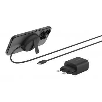 Taitettava magneettinen Qi2-langaton laturi Belkin WIA011KQBK 15W (20W virtalähde), musta