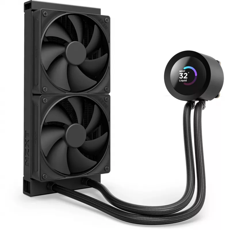 NZXT Kraken Plus 240 prosessorin all-in-one-nestjäähdytin 12 cm musta