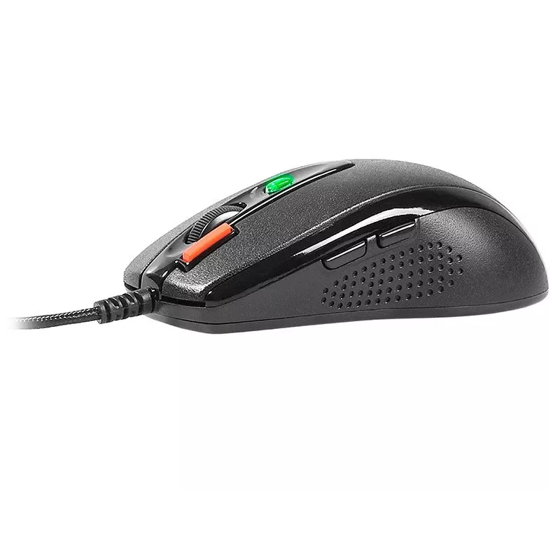 Pelihiiri A4Tech X-7120 USB Type-A molempikätinen 2000 DPI, 3 ms, johdollinen, musta