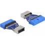 DeLOCK USB-adapteri liitinrimanaaras - sisäinen Type-E Key A naaras 20 pin