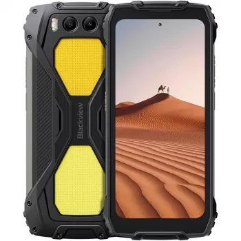 Blackview BV7300 16,9 cm (6,67 inch) Dual SIM Android 14 4G 6 GB 256 GB 15000 mAh musta, keltainen