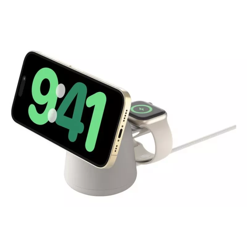Magneettinen Qi2 15W laturi Belkin WIZ027VFH37 iPhonelle ja Apple Watchille