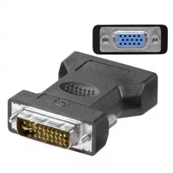 Microconnect MONAJ adapteri DVI-I 24+5Pin HD15 musta