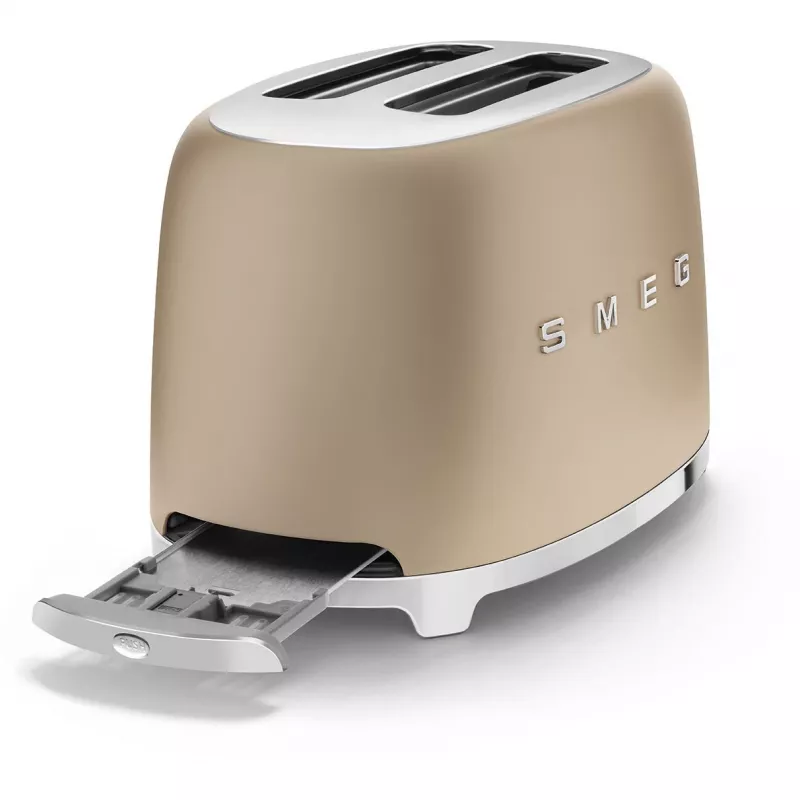 Leivänpaahdin Smeg 50's Style TSF01CHMEU 2 viipaletta kulta 950W