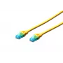 Digitus DK-1512-020/Y Ethernet-patch-kaapeli keltainen