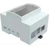 JOY-IT RPI CASE DIN4 - kotelo Raspberry Pi 4:lle, DIN-kisko, harmaa/läpinäkyvä (RB-CASEP4+07)
