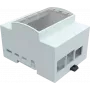 JOY-IT RPI CASE DIN4 - kotelo Raspberry Pi 4:lle, DIN-kisko, harmaa/läpinäkyvä (RB-CASEP4+07)