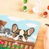 Maalaussarja Ravensburger CreArt – koirat ja kissat (maalaa numeroilla -sarja)