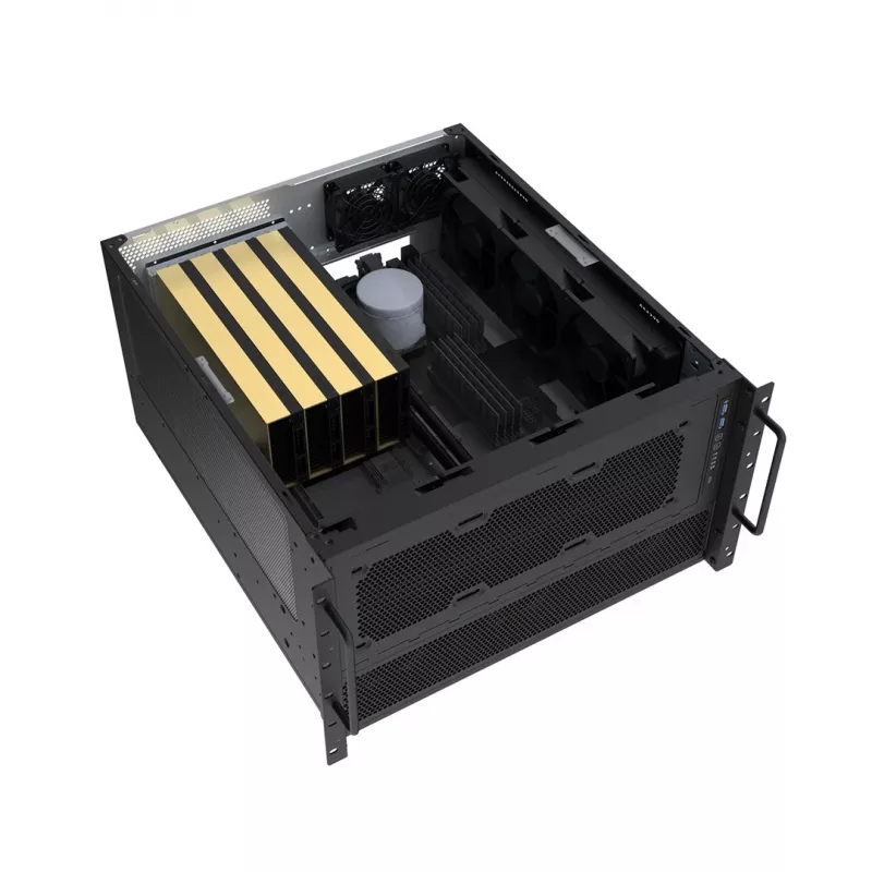 Tietokonekotelo SilverStone SST-RM600 ATX musta