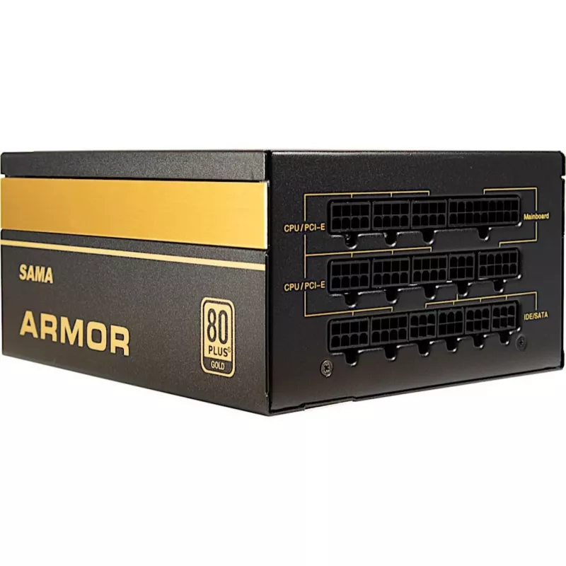 SAMA FTX-850-B ARMOR 850W, tietokoneen virtalähde musta, 4x PCIe, kaapelinhallinta, 850 wattia